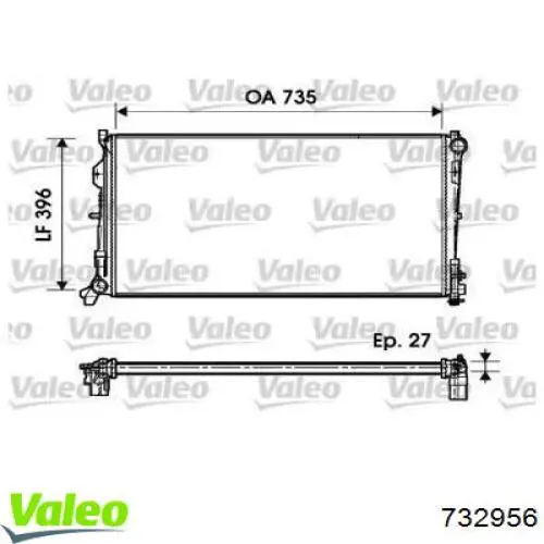 Comprar 732956 VALEO Radiador de auto
