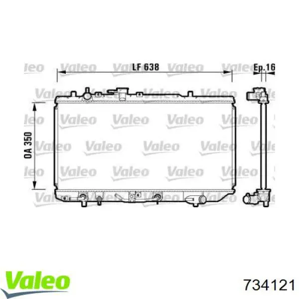 Comprar 62484 Nissens Radiador de auto