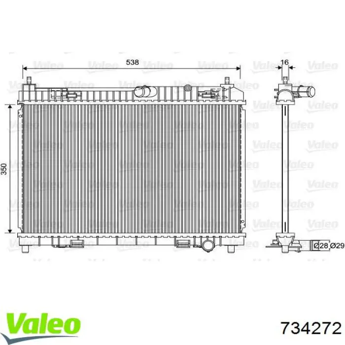 Água radiador Ford 1206550 precio, desde 65,03 EUR