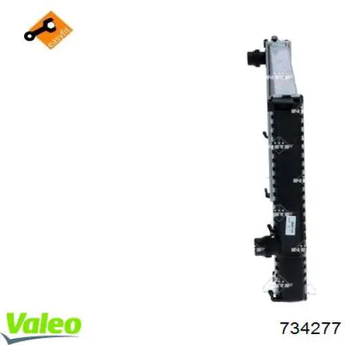 Radiador de água VALEO 734277