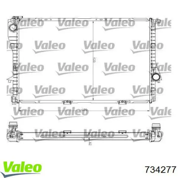 734277 VALEO Refrigeración del motor