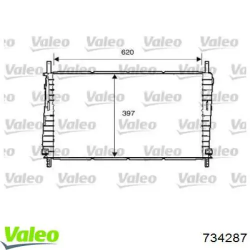 Comprar 734287 VALEO Radiador de auto