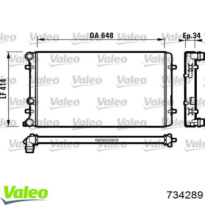 17112245511 BMW Refrigeración del motor