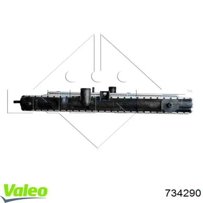 734290 VALEO radiador refrigeración del motor