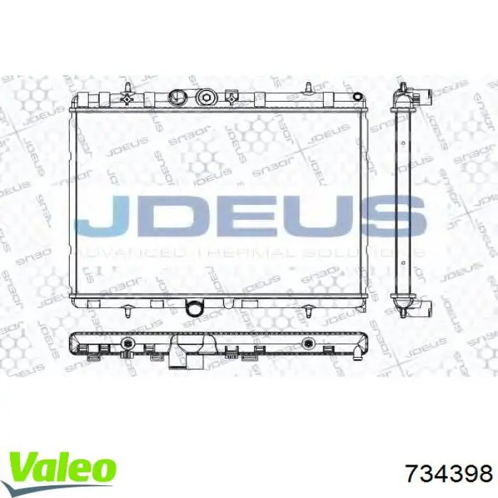 Água radiador VALEO 734398 precio, desde 70,78 EUR