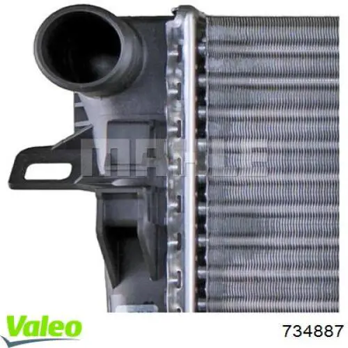 Radiador 734887 VALEO