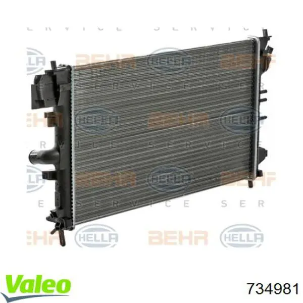 Água radiador VALEO 734981 precio, desde 122,42 EUR