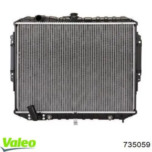 Radiador MN135950 Mitsubishi