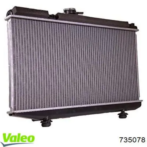 735078 VALEO radiador refrigeración del motor