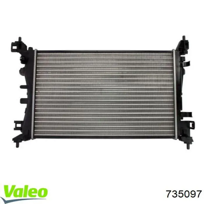 735097 VALEO radiador refrigeración del motor