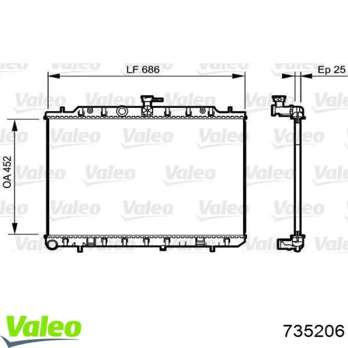 CR2424000S Mahle Original Refrigeración del motor