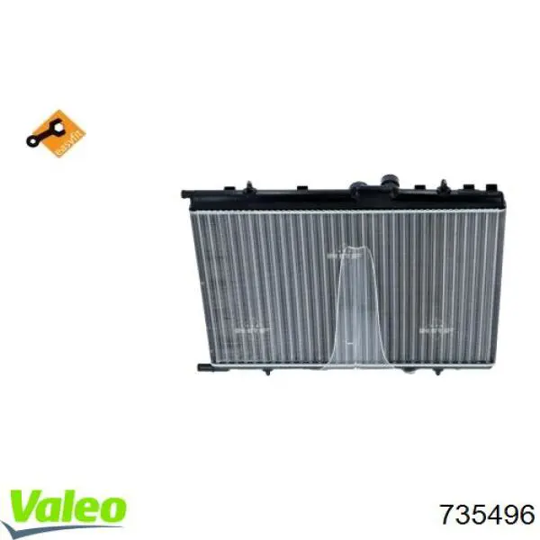 735496 VALEO radiador