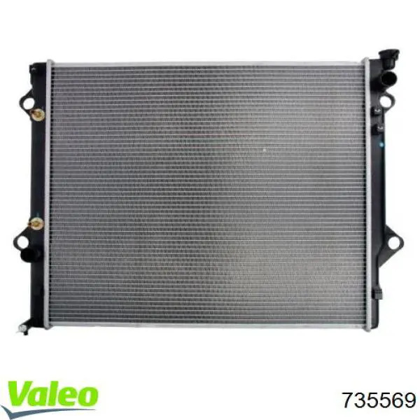 Radiador 735569 VALEO