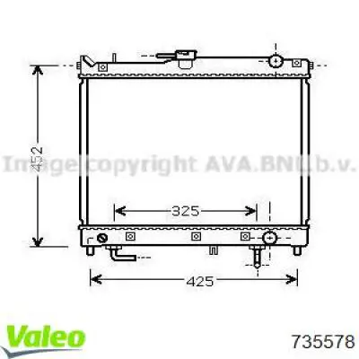 735578 VALEO radiador