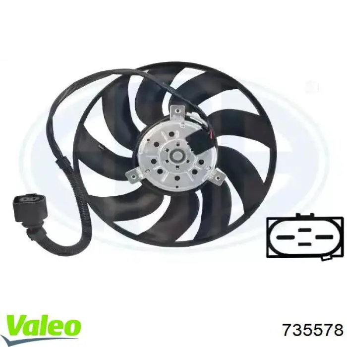 735578 VALEO Refrigeración del motor