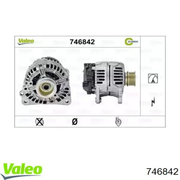 746842 VALEO Alternador de coche