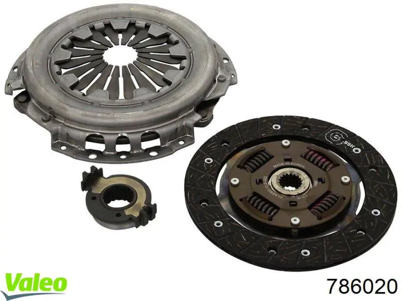 786020 VALEO kit de embrague (3 partes)