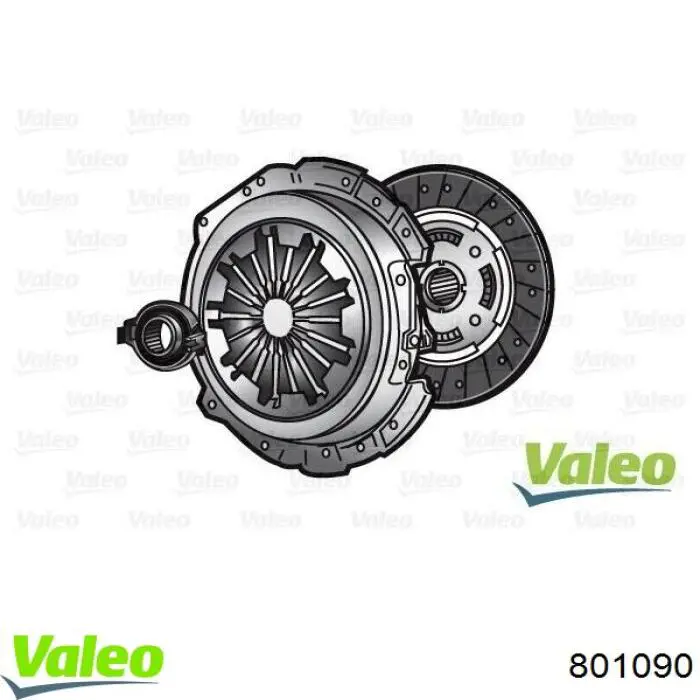 801090 VALEO kit de embrague (3 partes)