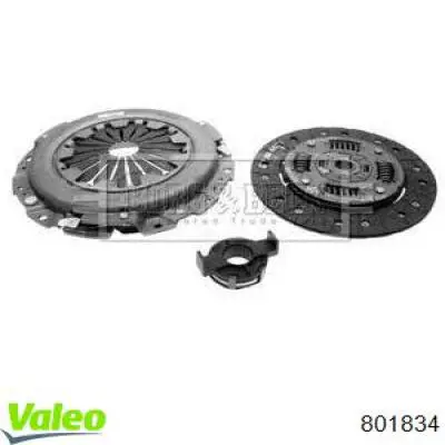 801834 VALEO kit de embrague (3 partes)