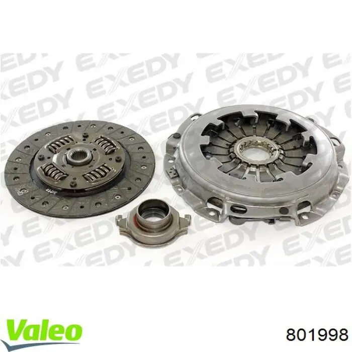 801998 VALEO kit de embrague (3 partes)