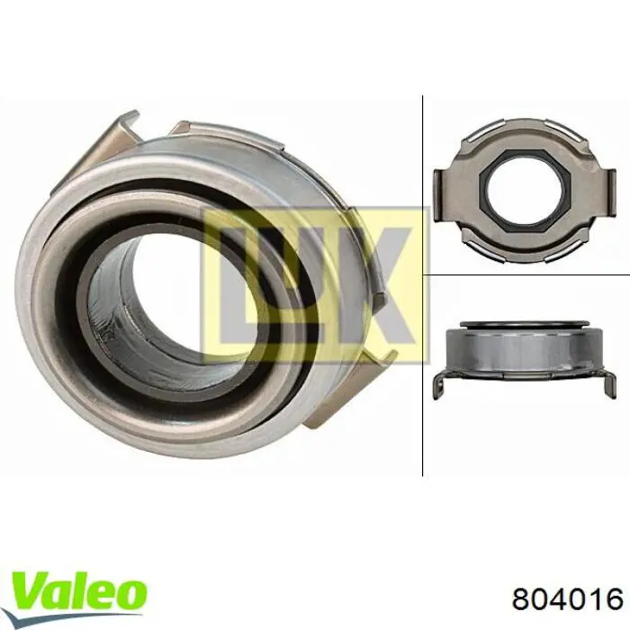 Cojinete de desembrague VALEO 804016 precio, desde 26,34 EUR