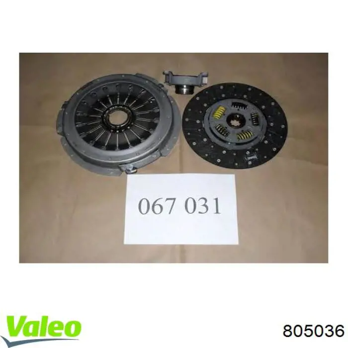 805036 VALEO kit de embrague (3 partes)