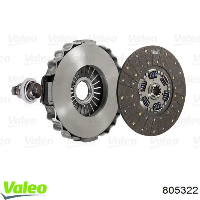 805322 VALEO kit de embrague (3 partes)