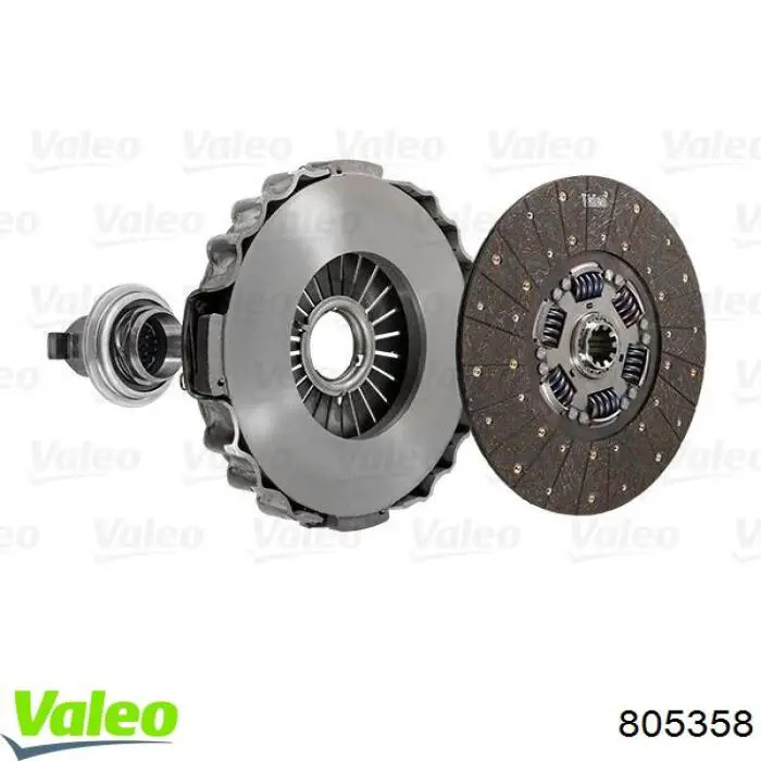 805358 VALEO kit de embrague (3 partes)