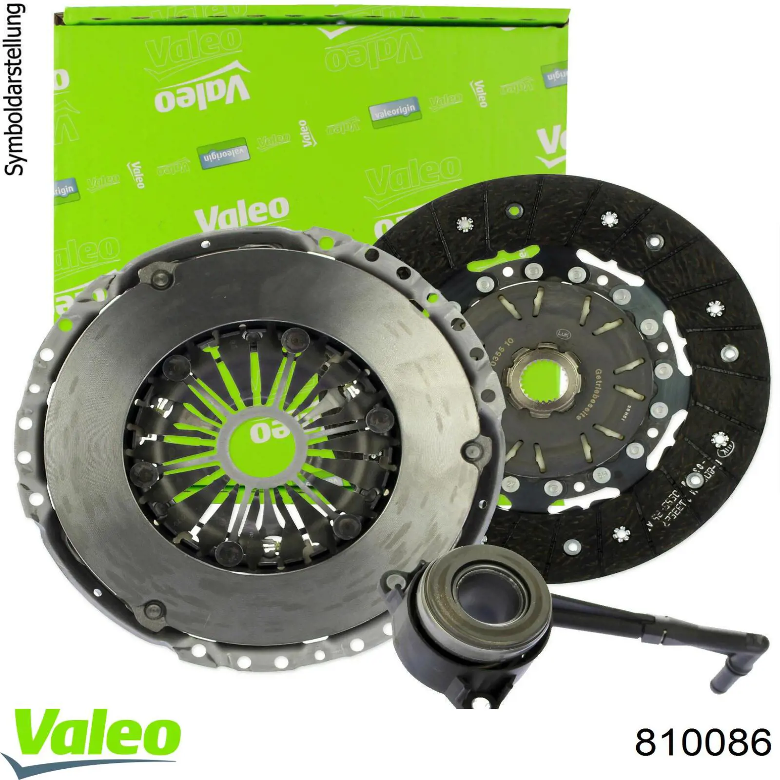 Desembrague central, embrague 810086 VALEO