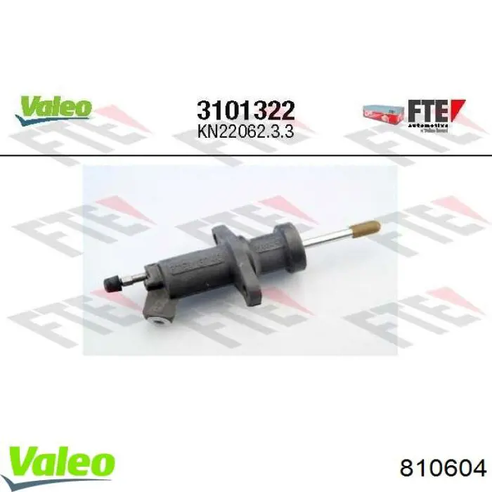 Bomba auxiliar de embrague VALEO 810604 precio, desde 34,99 EUR