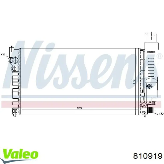 Água radiador VALEO 810919 precio, desde 68,24 EUR