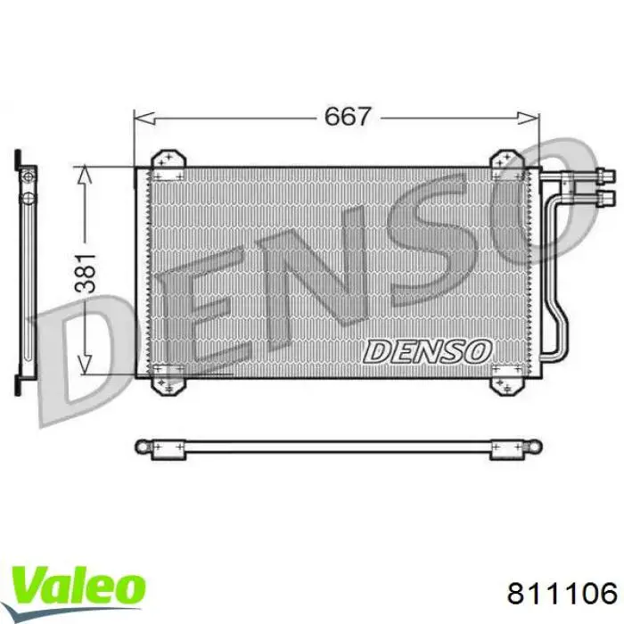 811106 VALEO compresor de aire acondicionado