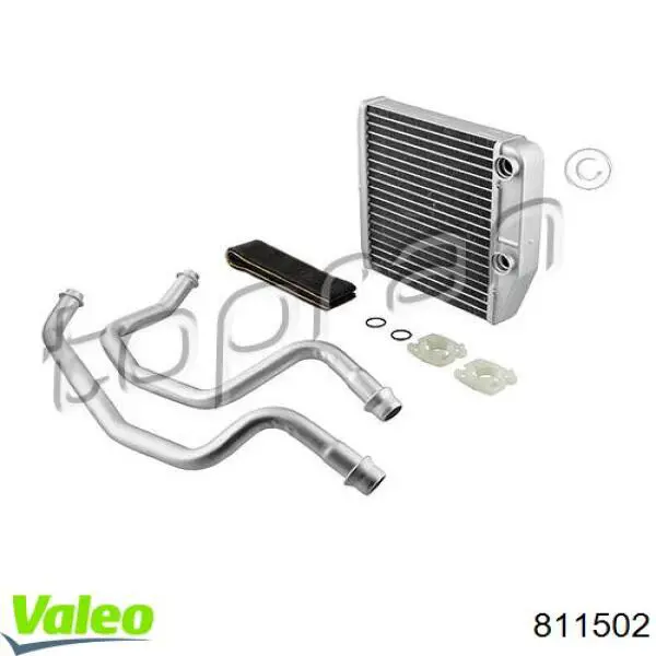 Radiador de calefacción para Peugeot Bipper (A)