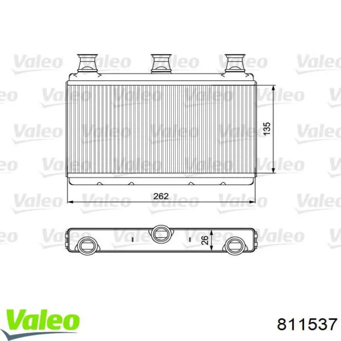 Comprar 811537 VALEO Radiador calefacción