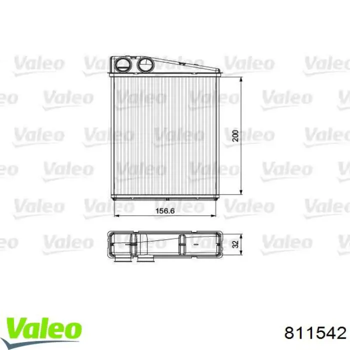 Radiador de calefacción VALEO 811542 precio, desde 59,94 EUR