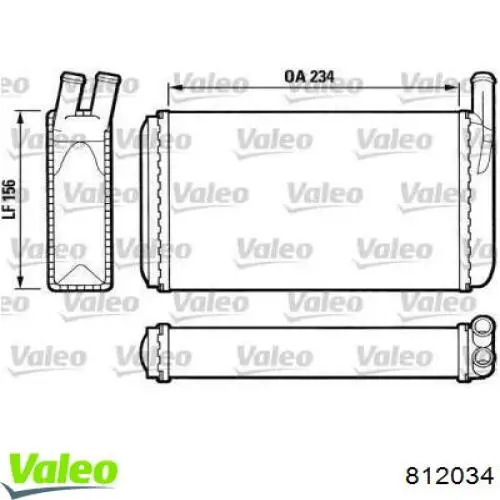Comprar 812034 VALEO Radiador calefacción