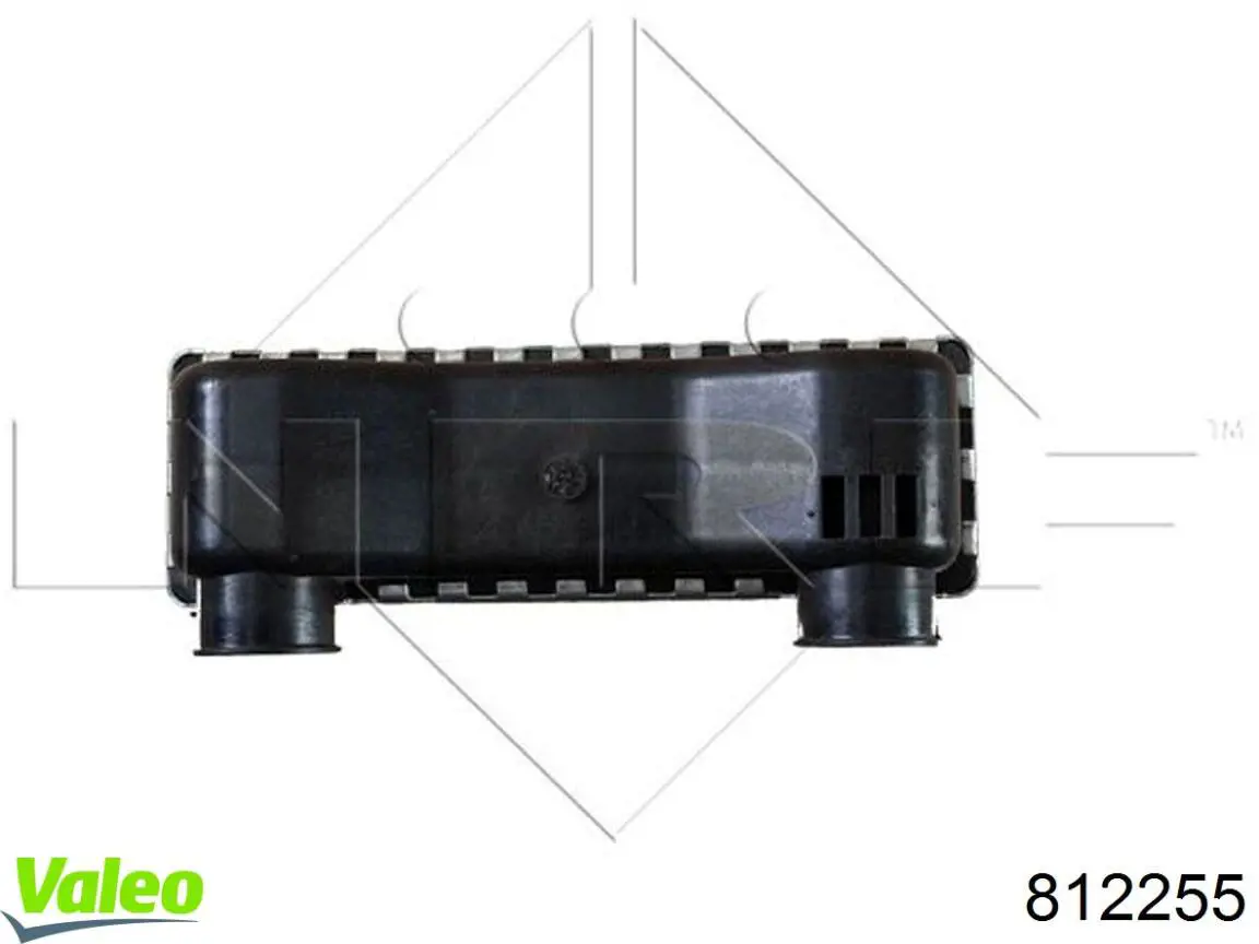 Radiador calefacción 812255 VALEO