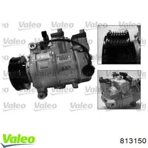Compresor de aire acondicionado 813150 VALEO