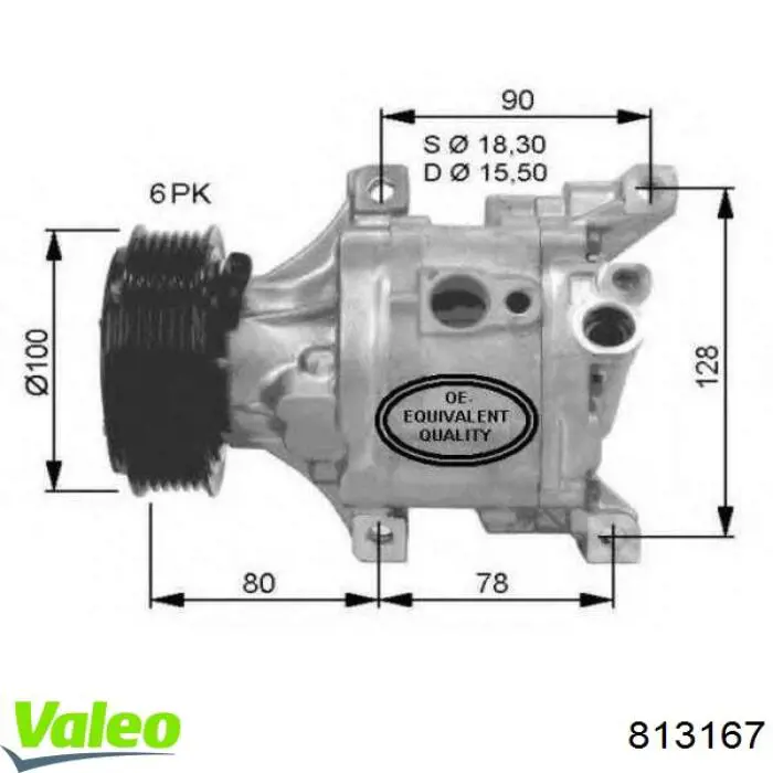Compresor de aire acondicionado Fiat Siena 178