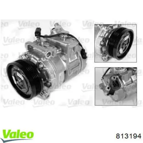Compresor de aire acondicionado 813194 VALEO