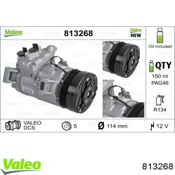 132926R ACR compresor de aire acondicionado