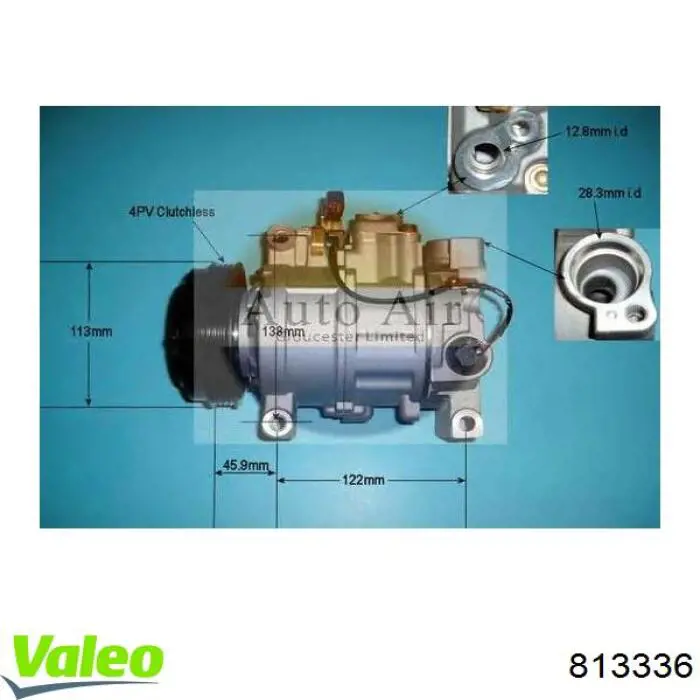 813336 VALEO compresor de aire acondicionado