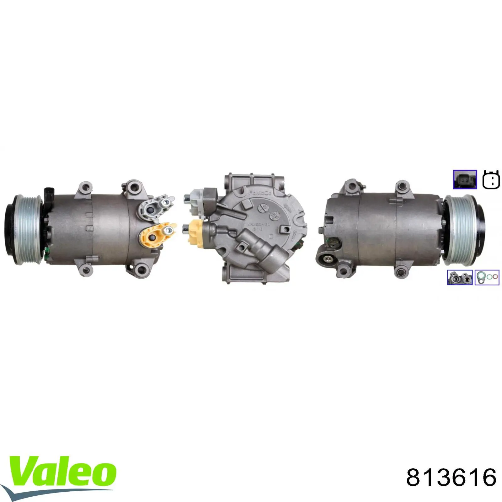 813616 VALEO compresor de aire acondicionado