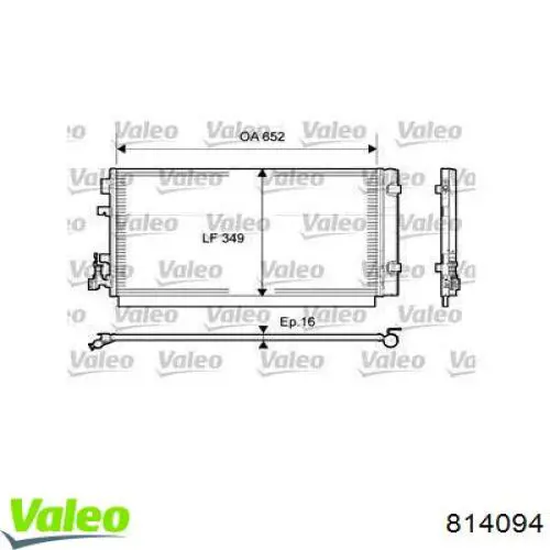 Comprar 814094 VALEO Condensador de aire acondicionado