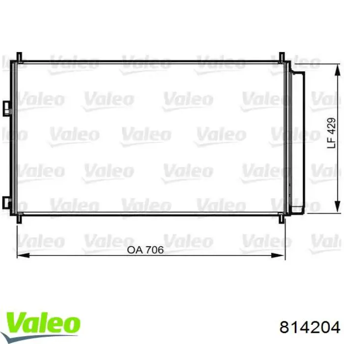 Comprar 814204 VALEO Condensador de aire acondicionado