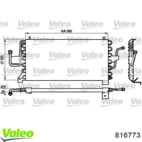Aire acondicionado capacitor Ford Escort IV hatchback (GAF, AWF, ABFT) (1985 - 1990) precio, desde 127,60 EUR