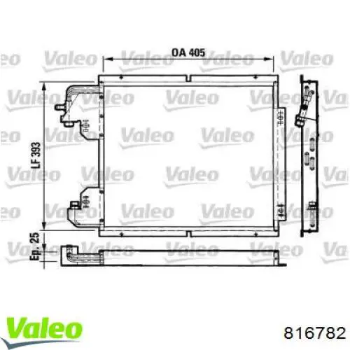 Comprar 7700811354 Renault (RVI) Condensador de aire acondicionado