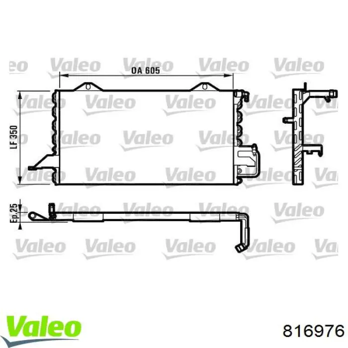 Aire acondicionado capacitor VALEO 816976 precio, desde 63,41 EUR