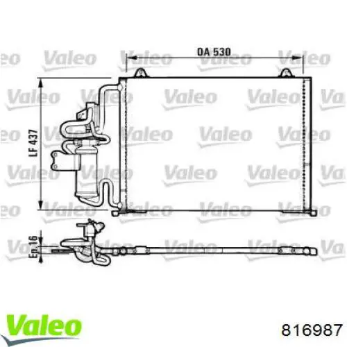 Comprar 94247 Nissens Condensador de aire acondicionado