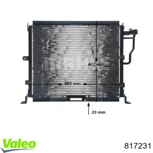 817231 VALEO condensador aire acondicionado
